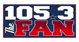 105.3 The Fan radio live streaming logo