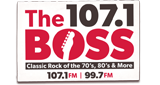 107.1 The Boss radio live streaming logo