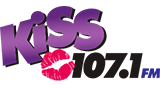 Kiss 107.1 FM radio live streaming logo