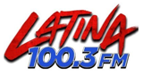 Latina 100.3 radio live streaming logo