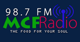 MCF RADIO 98.7 radio live streaming logo