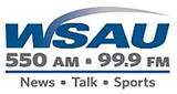 WSAU 550AM – 99.9FM radio live streaming logo