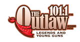 101.1 The Outlaw radio live streaming logo