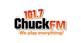 101.7 Chuck FM radio live streaming logo