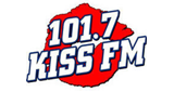 101.7 Kiss FM radio live streaming logo