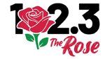 102.3 The Rose radio live streaming logo
