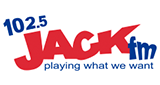 102.5 Jack FM radio live streaming logo