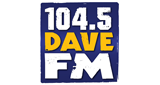 104.5 Dave FM radio live streaming logo