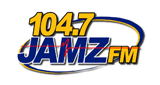 104.7 Jamz radio live streaming logo