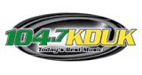 104.7 KDUK FM radio live streaming logo