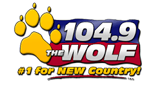 104.9 The Wolf radio live streaming logo