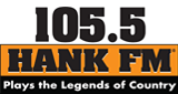 105.5 Hank FM radio live streaming logo