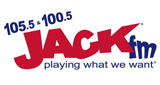 105.5 Jack FM radio live streaming logo