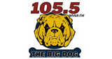 105.5 The Big Dog radio live streaming logo