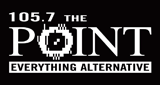 105.7 The Point radio live streaming logo