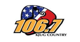 106.7 KJUG Country radio live streaming logo