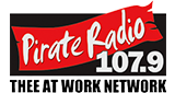 107.9 Pirate Radio radio live streaming logo