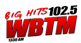 1330 WBTM radio live streaming logo