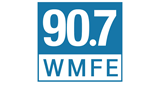 90.7 WMFE radio live streaming logo
