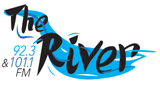 92.3 & 101.1 The River radio live streaming logo