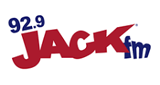 92.9 Jack FM radio live streaming logo