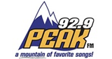 92.9 Peak FM radio live streaming logo