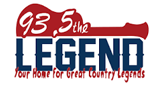 93.5 The Legend radio live streaming logo