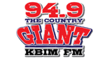 94.9 the Country Giant radio live streaming logo