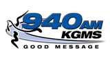 940AM KGMS radio live streaming logo