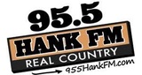 95.5 Hank FM radio live streaming logo