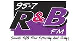 95-7 R&B FM radio live streaming logo