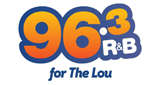 96.3 R&B for The Lou radio live streaming logo