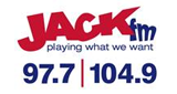 97.7/104.9 Jack FM radio live streaming logo