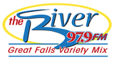 97.9 the River radio live streaming logo