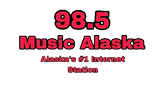 98.5 Music Alaska radio live streaming logo