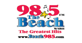 98.5 The Beach radio live streaming logo