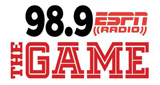 98.9 The Game radio live streaming logo