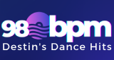 98bpm Radio- Destin's Pure Dance Station radio live streaming logo