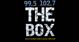 99.5/102.7 The Box radio live streaming logo