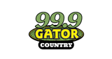 99.9 Gator Country radio live streaming logo