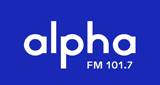 Alpha FM radio live streaming logo