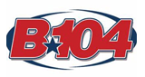 B 104 radio live streaming logo