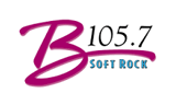 B 105.7 radio live streaming logo