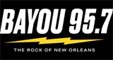 Bayou 95.7 radio live streaming logo