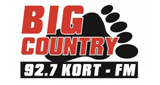 Big Country 92.7 KORT radio live streaming logo