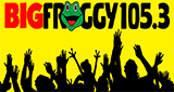 Big Froggy 105.3 radio live streaming logo