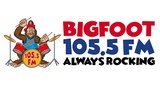 Bigfoot 105.5 FM radio live streaming logo