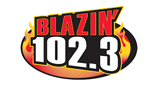 Blazin' 102.3 radio live streaming logo