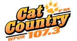 Cat Country 107.3 radio live streaming logo