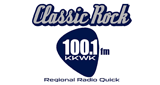 Classic Rock 100.1 radio live streaming logo
